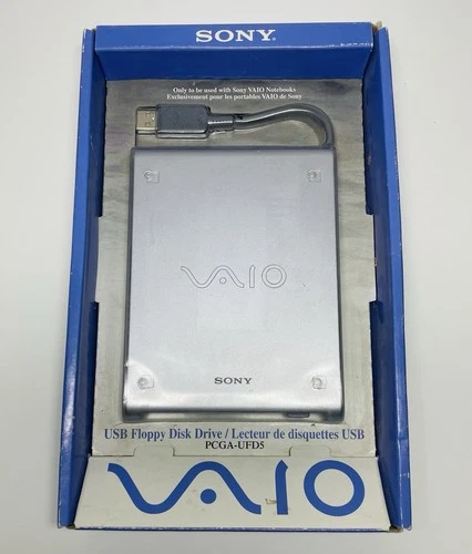 Sony Vaio 3.5" Floppy Disc Drive USB Portable Drive Model PCGA-UFD5