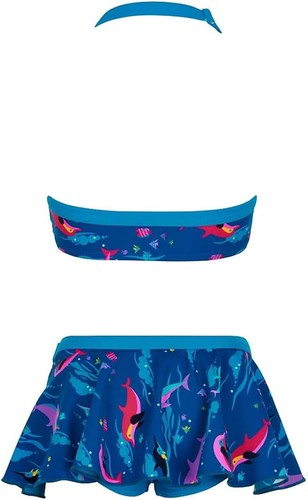 Color Kinder Mädchen Badeanzug Schwimmanzug UPF Bikini-Set, Blau Sapphire, 116 - Bild 2 von 2