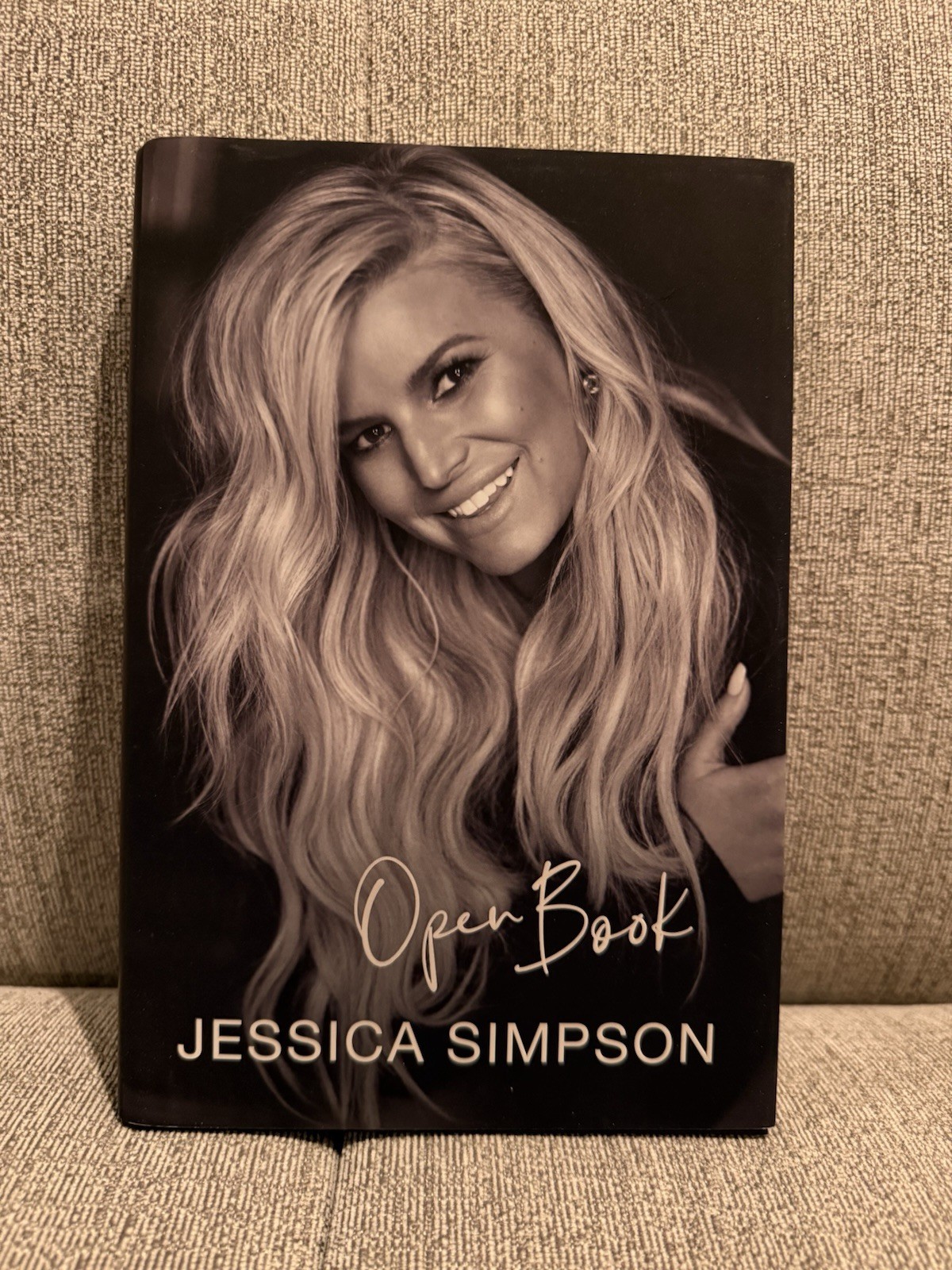 Open Book Hardcover By Jessica Simpson, Brand new