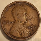1916 S Lincoln Cent Penny! Good Condition Estate Sale Find!