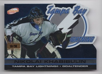 2000-01 PACIFIC ATOMIC PREMIERE DATE Nikolai Khabibulin /90 Phoenix Coyotes #8