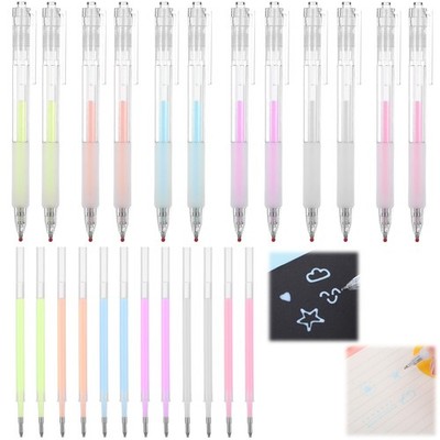 24Pcs Quick Dry Glue Pen Ballpoint Roller Glue Pen, Apply Glues Like Writing ...