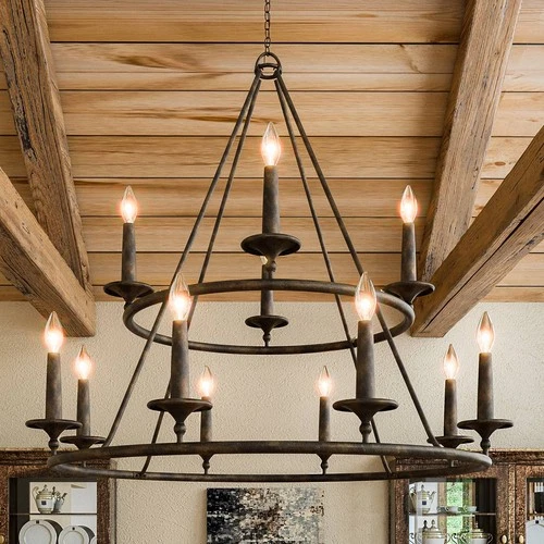 Quoizel Voyager 36" Wide Malaga Chandelier - Picture 1 of 5