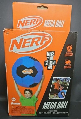 *NEW* Nerf MEGA BALL Soccer Ball, Large, 20 inch, Indoor Outdoor