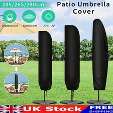 Heavy Duty Parasol Banana Umbrella Cover Cantilever Outdoor Patio Shield Oxford