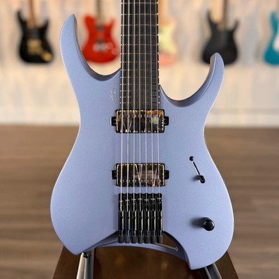Mayones Hydra Elite 7 - Slate Satin Monolith - Custom Shop - Headless