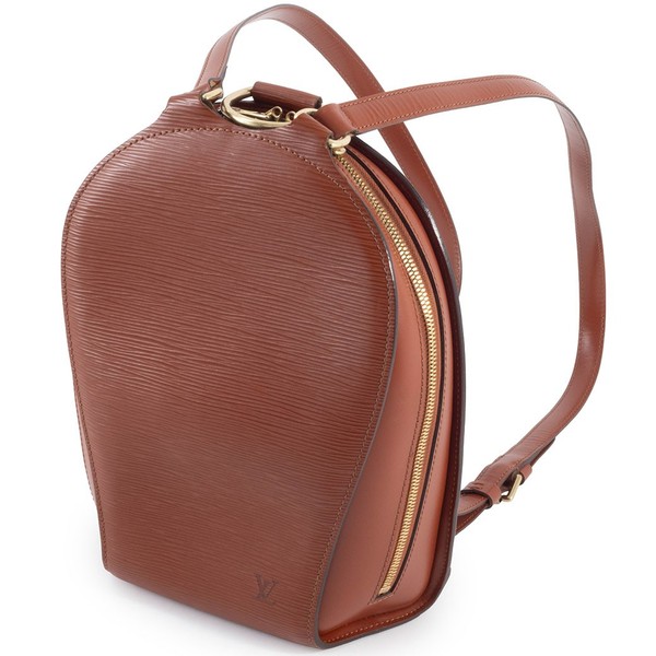 LOUIS VUITTON Mabillon Backpack Epi Leather Brown Daypack M52233 Pre-owned Auth