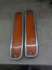 1973-80 Chevrolet Gmc C10 K10 C20 Truck Front Fender Marker Signal Lights Amber