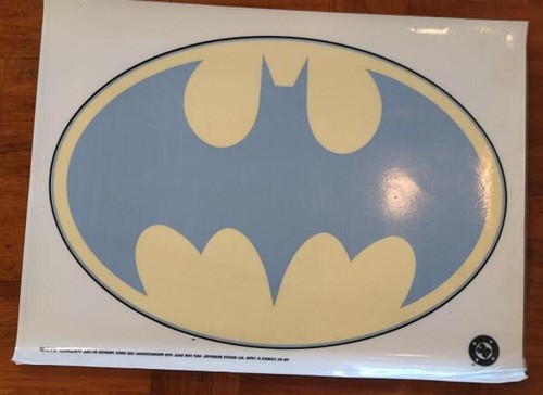 BATMAN Signal Window Cling Promo, 9 x 12, 1998 more Batman in our store