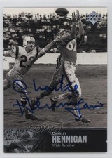 1997 Upper Deck NFL Legends Charley Hennigan #AL-116 Auto v3r
