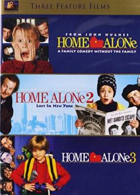 HOME ALONE 1,2,3 - DVD - GOOD