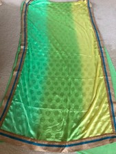 Women Saree with Stitched Blouse Embroidary work Sari Scarf Cloth Material