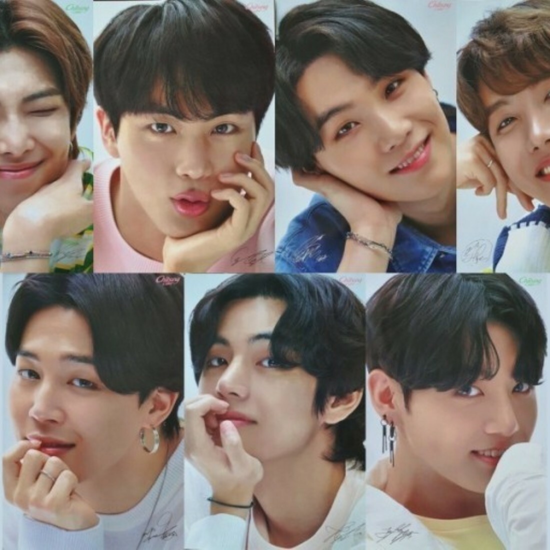 BTS X Chilsung Cider Bromide Poster Set 7EA Limited Rare | eBay