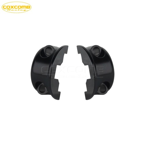 2X Aluminum Black Clutch/Brake Control Perch Clamp For Harley Road Glide Softail - Picture 5 of 6