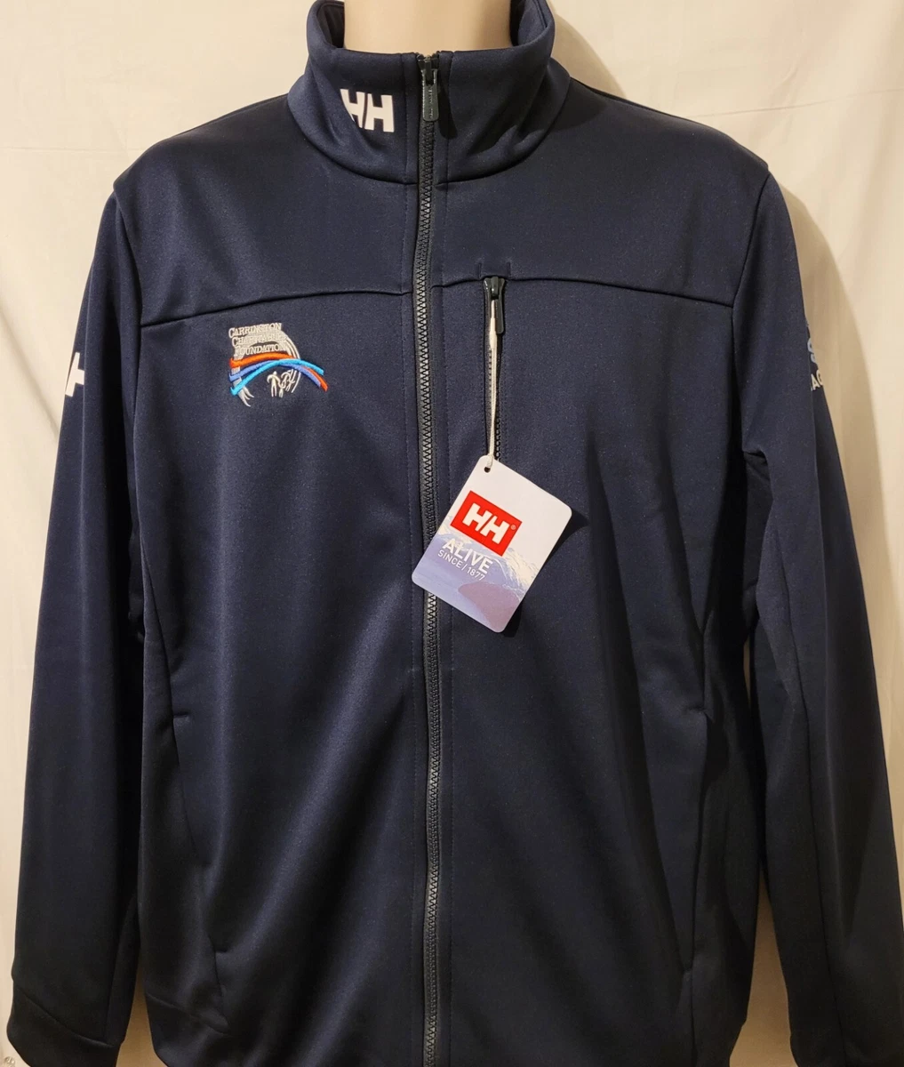 NEW HELLY HANSEN MEN'S FULL ZIP CREW FLEECE JACKET, SIZE XL/TG