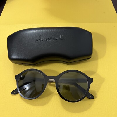AMELIA E. 35-000485  Sunglasses Black Gold 48-21-145
