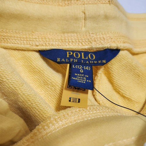 Ralph Lauren classic kids sweatpants yellow size large 12-14 - Picture 5 of 12