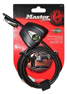Master Lock MINI PYTHON ADJUSTABLE LOCKING CABLE Rust