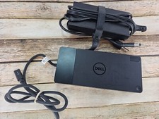 Dell WD19 K20A 3 USB-C Docking Station w/ Power Supply Adapter