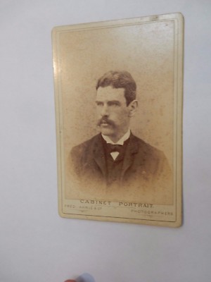  STONE FAMILY   SIR HENRY  BOMBAY   CABINET PHOTOGRAPH CARD 16 X 10 CM  