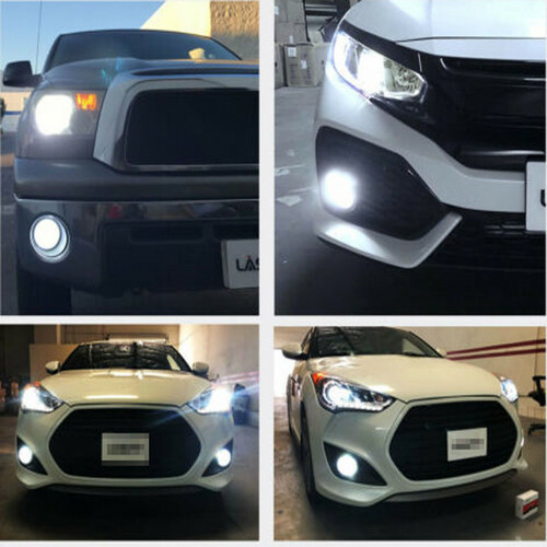 For Buick LaCrosse 2010-2013 - H11 LED Fog Driving Light Bulbs 6000K White Qty 2 - Foto 8 di 12