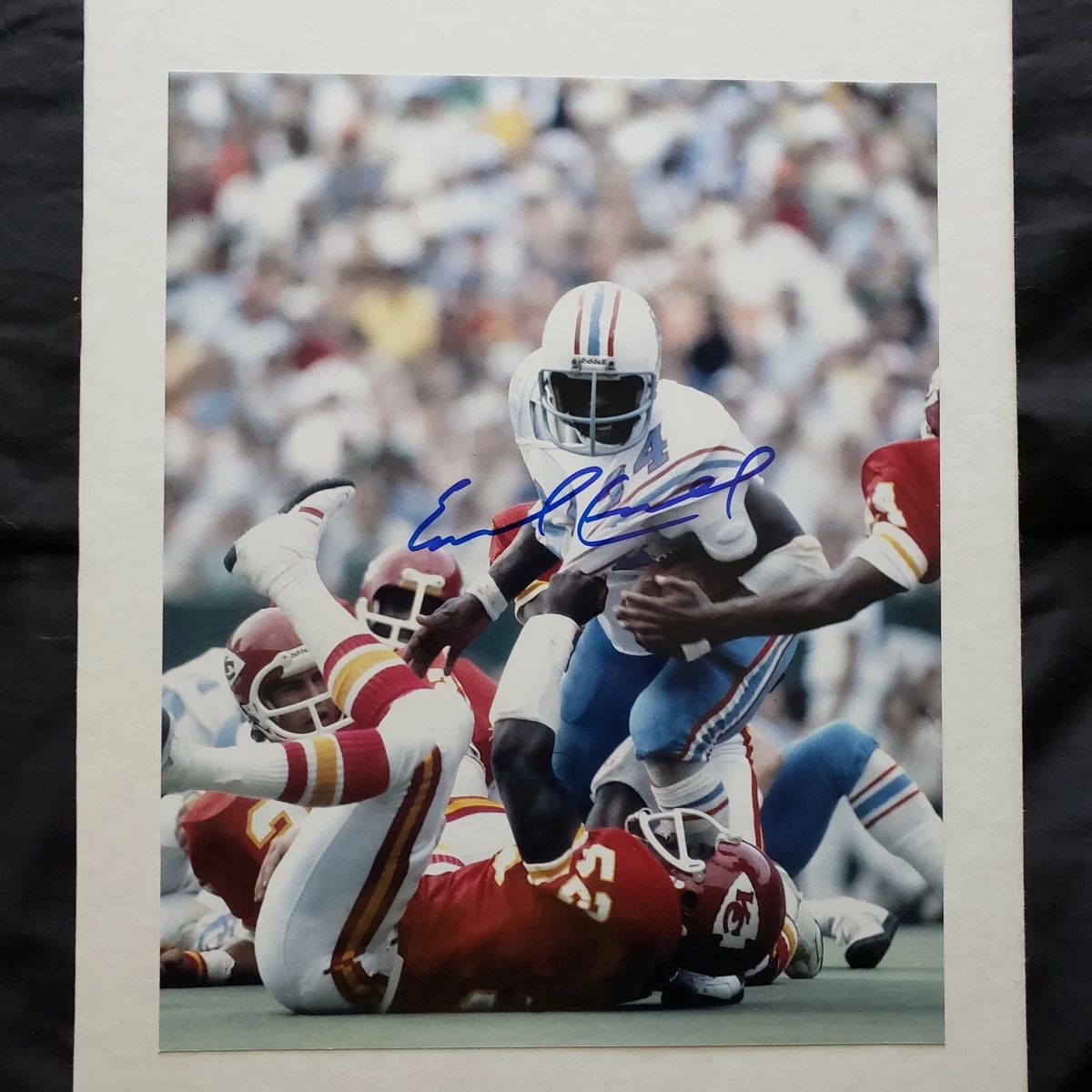 EARL CAMPBELL Autographed Signed 8