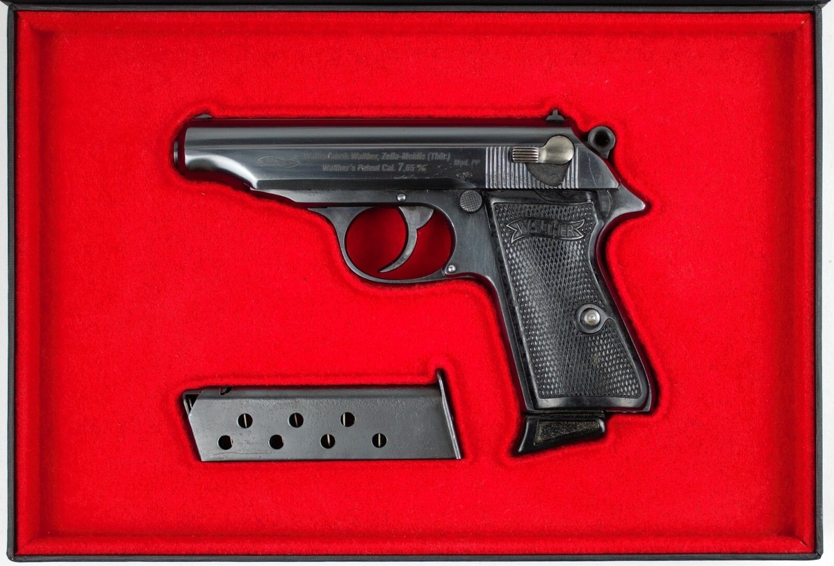 PISTOL GUN PRESENTATION DISPLAY CUSTOM CASE BOX for WALTHER PP 7