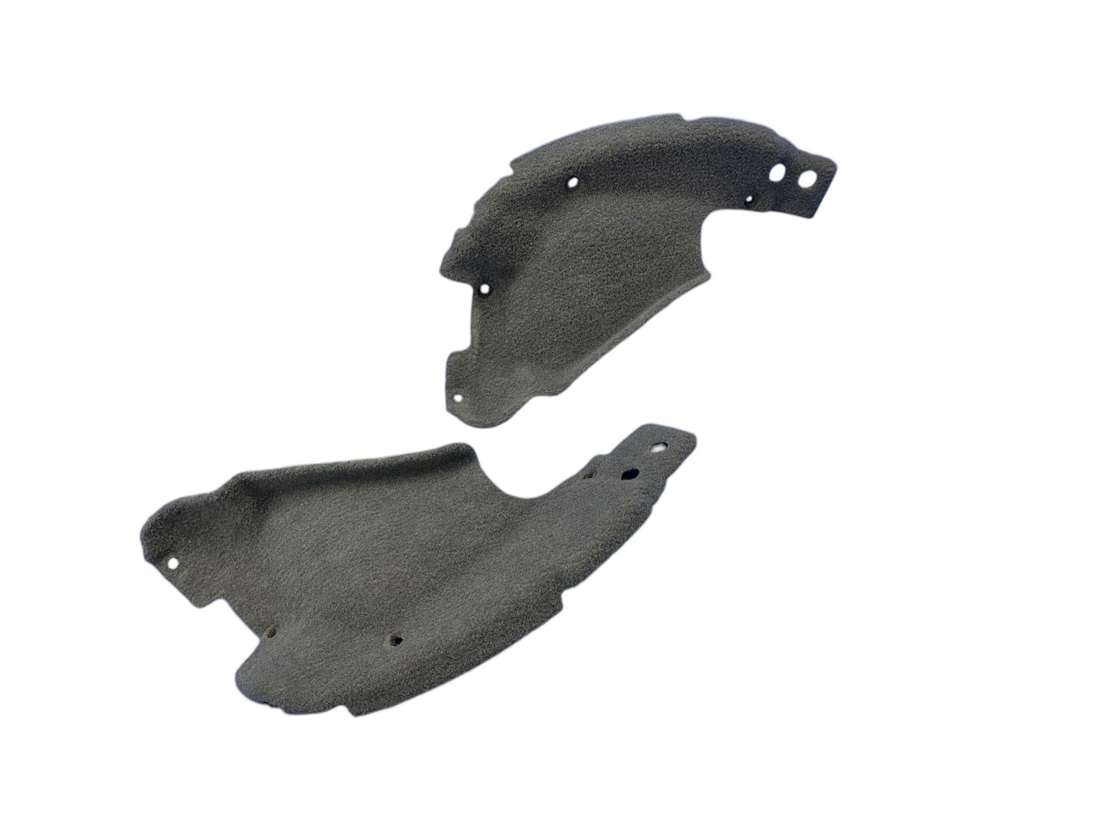 2008-2014 FERRARI CALIFORNIA REAR LEFT RIGHT OUTER HINGE TRIM COVER SET CARPET