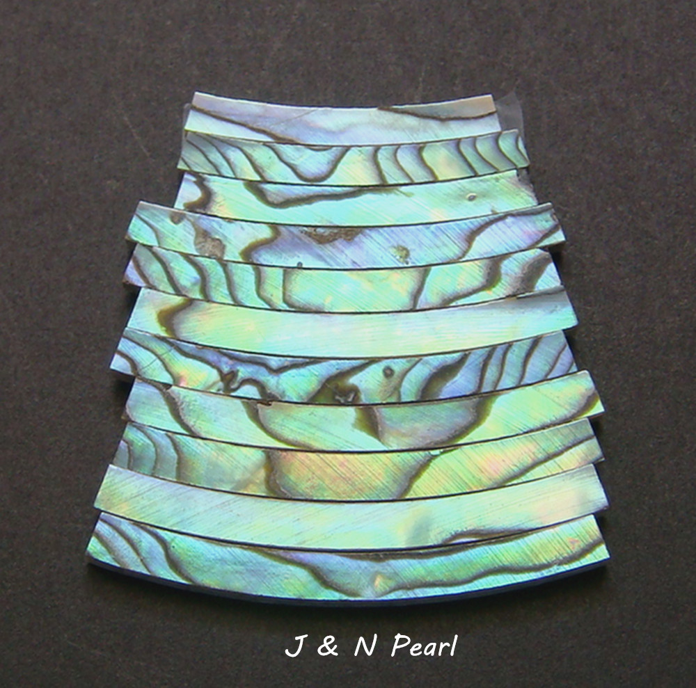 Rosetta Intarsio In Abalone Paua Per Ukulele - Striscia 2.5 - Foto 8