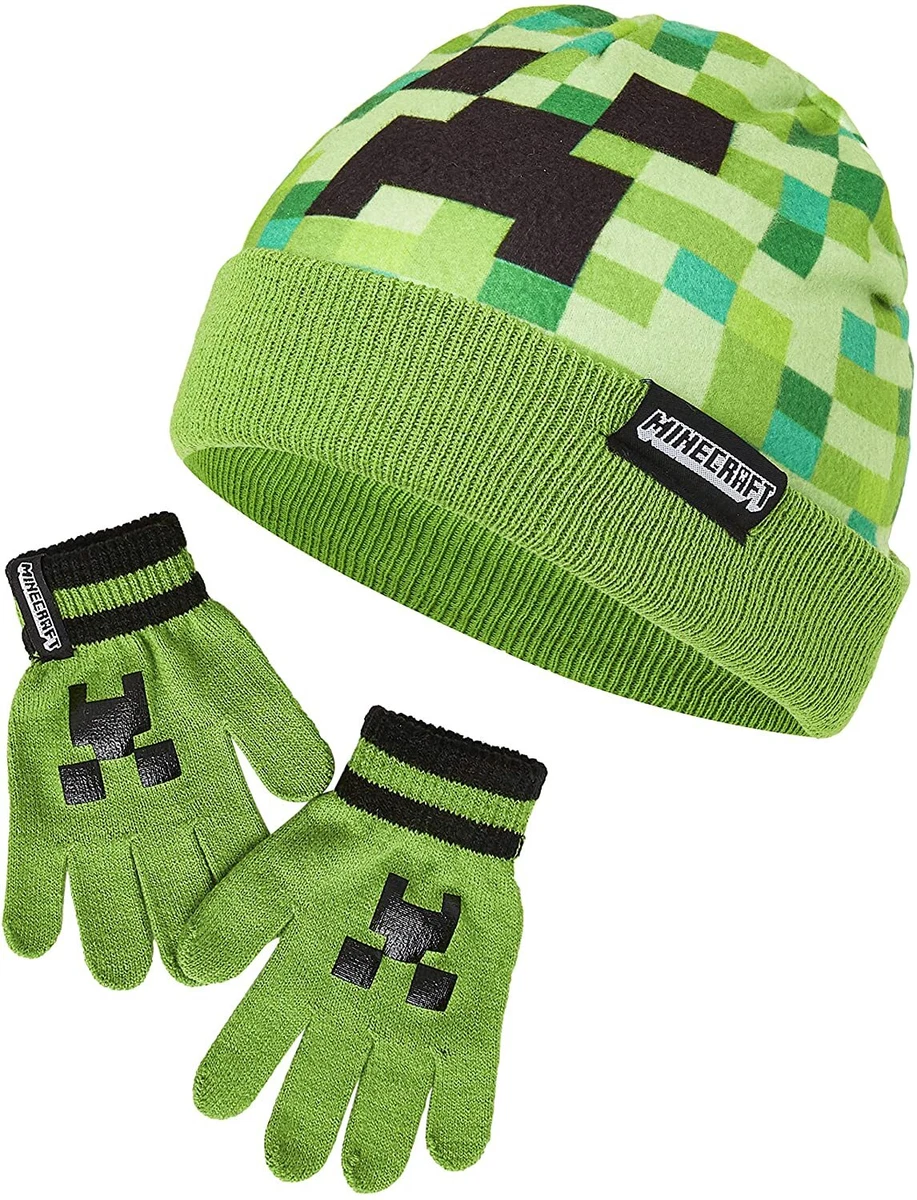 Minecraft Creeper Face Gloves