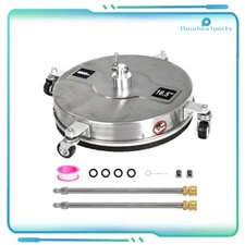 16.5" Pressure Washer Surface Cleaner Stainless Steel Power Washer Attachment