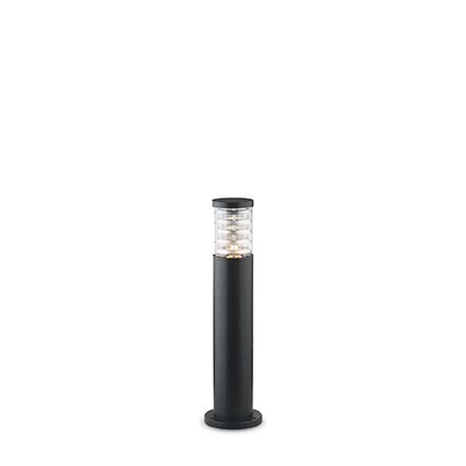 Tronco pt1 paletto illuminazione giardino alluminio nero 60cm