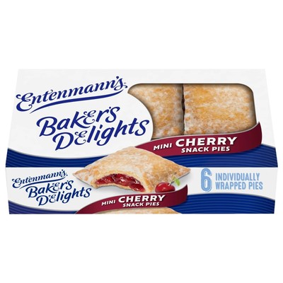 Entenmann's  6 packs, Cherry Snack Pies 12 Oz Box (Always Fresh)