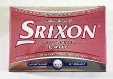 Srixon Soft Feel Lady Aerodynamic Soft 6 Balls NIB