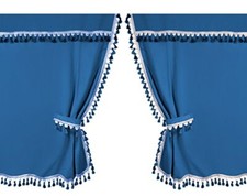 Oscura, tende centrali per camion, cabina alta - Blu