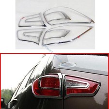 For Kia Sportage R 2011-15 2016 Chrome Rear Tail Light Lamp Molding Frame 4pc
