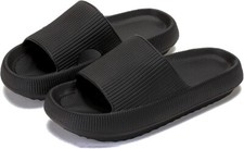 SOLARSUN Cloud Slippers for Women and Men Cozy Pillow Slides Anti-Slip Sandals