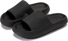 SOLARSUN Cloud Slippers for Women and Men Cozy Pillow Slides Anti-Slip Sandals