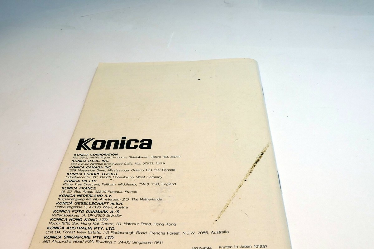 Konica BIG mini ビックミニ bm-201 取扱説明書・ケース付き Konica Big Mini BM-301 の使い方 | Totte Me Camera