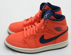 orange air jordan 1 womens