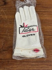 Vintage Mid Century Primstyle Shalimar White Nylon Day Gloves NOS Size 7