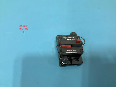 Mikan.③ 153060 Optifuse Circuit Breaker marine 42VDC High Amp 60A Type III