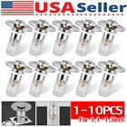 1-10PCS Bathroom Sink Stopper Pop-Up Design with Stainless Steel Hair Catcher