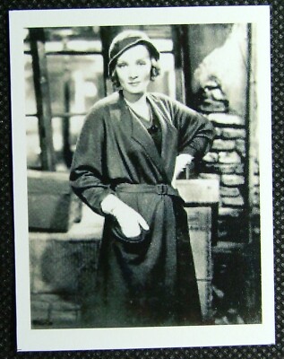 1 x Karte Adler Design Stars of the Silver Screen Marlene Dietrich # 16 von 25