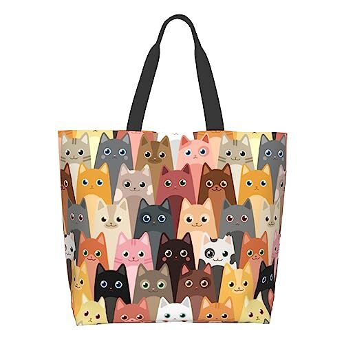 Shoulder Bag Large Reusable Ecofriendly Shopping Bags Portable Storage Handbag-image