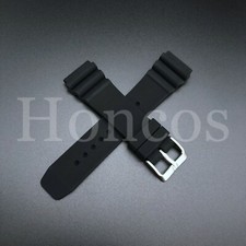 Diver Watch Band Strap SKX007 SKX009 22mm Rubber Z22 4FY8JZ Fits for Seiko Black
