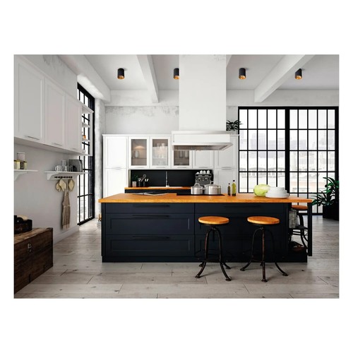 faretto decorativo lampada riti soffitto 230v GU10 nero - Foto 3 di 4