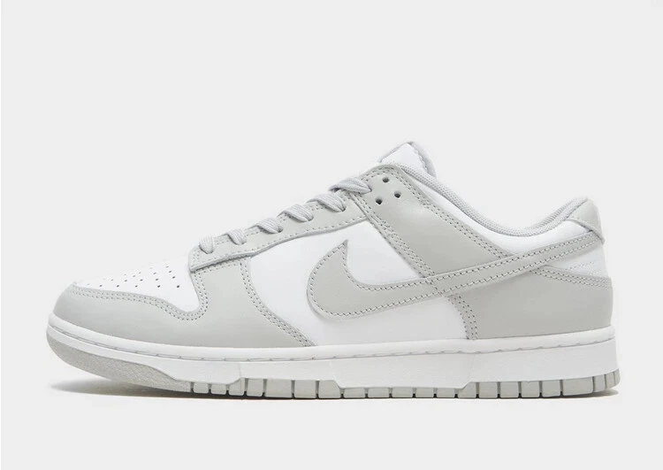 Nike Dunk Low Iconic Leather Shoes in White/Grey
Opens in a new window or tab