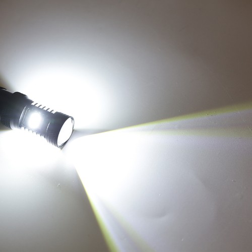 AUXBEAM 3157 T25 Dual Color Turn Signal Light Canbus LED Bulbs 3156 White Amber - Picture 3 of 12