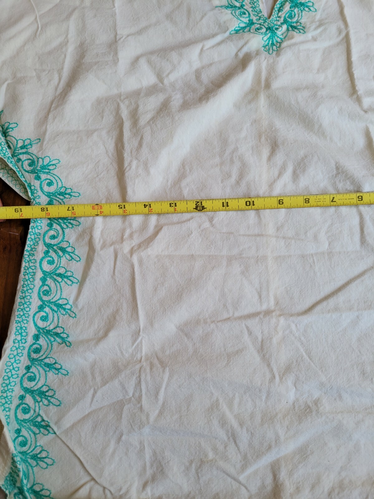 Vintage Blouse Boho Top Caribana Rare Nice! See pics for dimensions SZ Large? L image 6